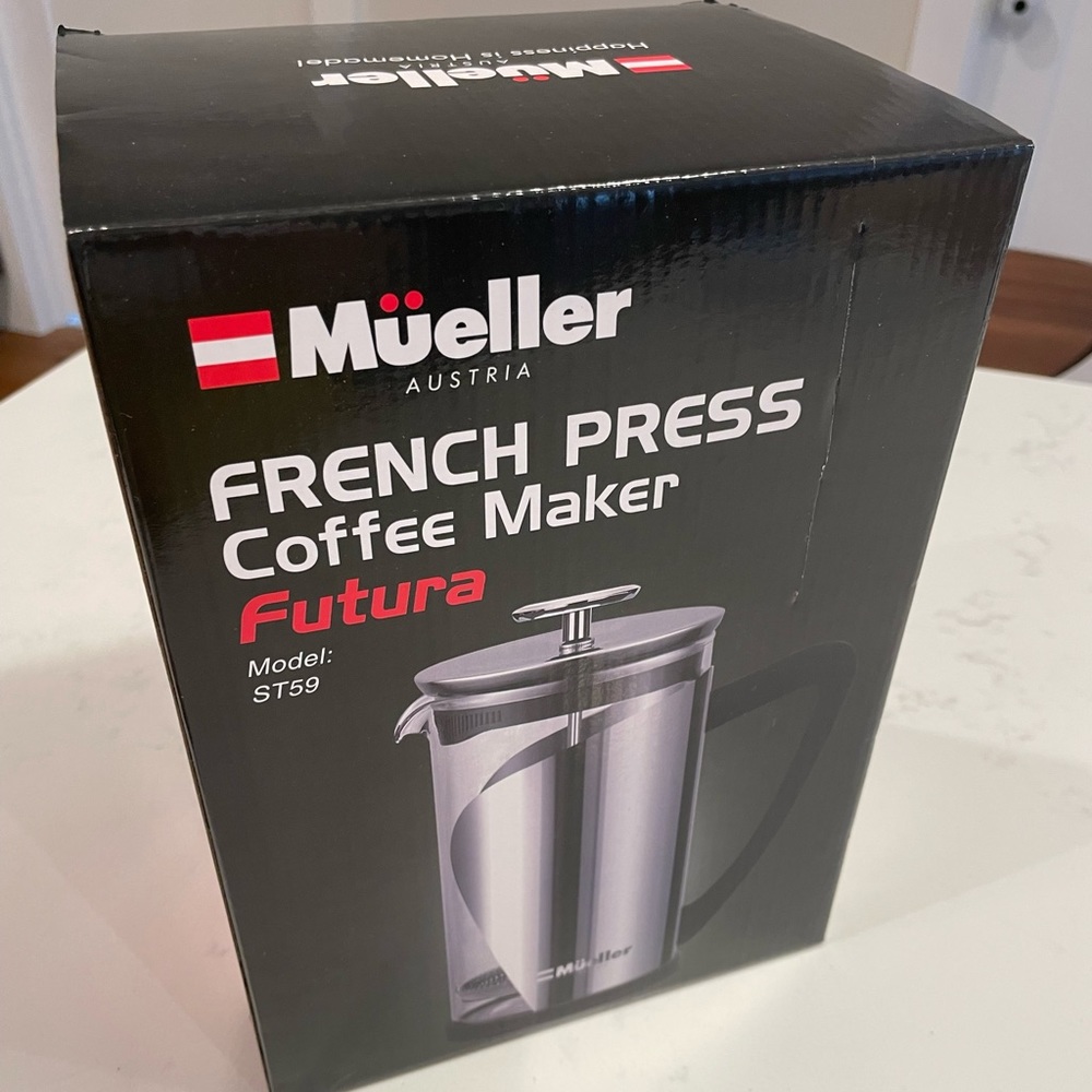 Brand new Mueller 1L French press